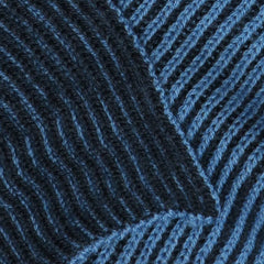 Sabah Indigo Blue Wool Scarf