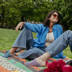 Blue Leopard Baba (Womens)