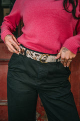 O-Ring Belt - Speckled Cow