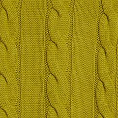 Cable Knit Scarf - Chartreuse