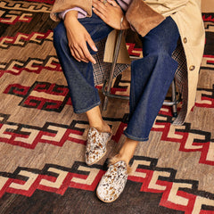 Speckled Cow Shearling Baba (Womens)