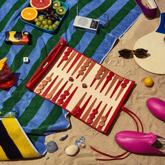 Travel Backgammon Board (Felli Red)
