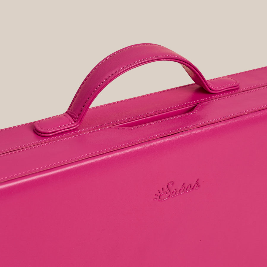 Backgammon Traveler's Case Set - Condesa Pink