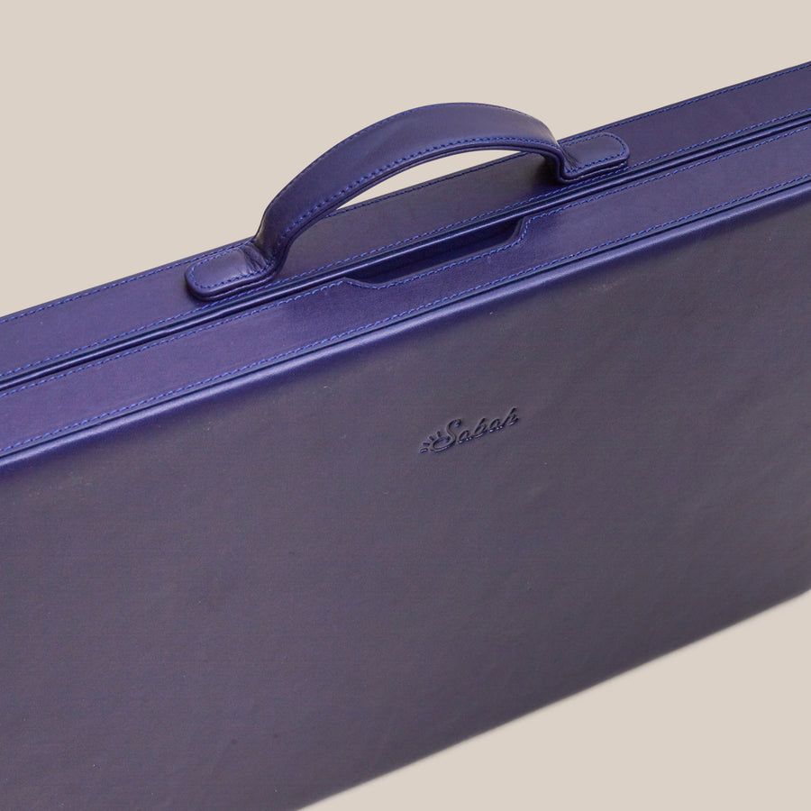 Backgammon Collector's Case Set - Blue