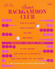 Sabah House NY: Backgammon & Wine