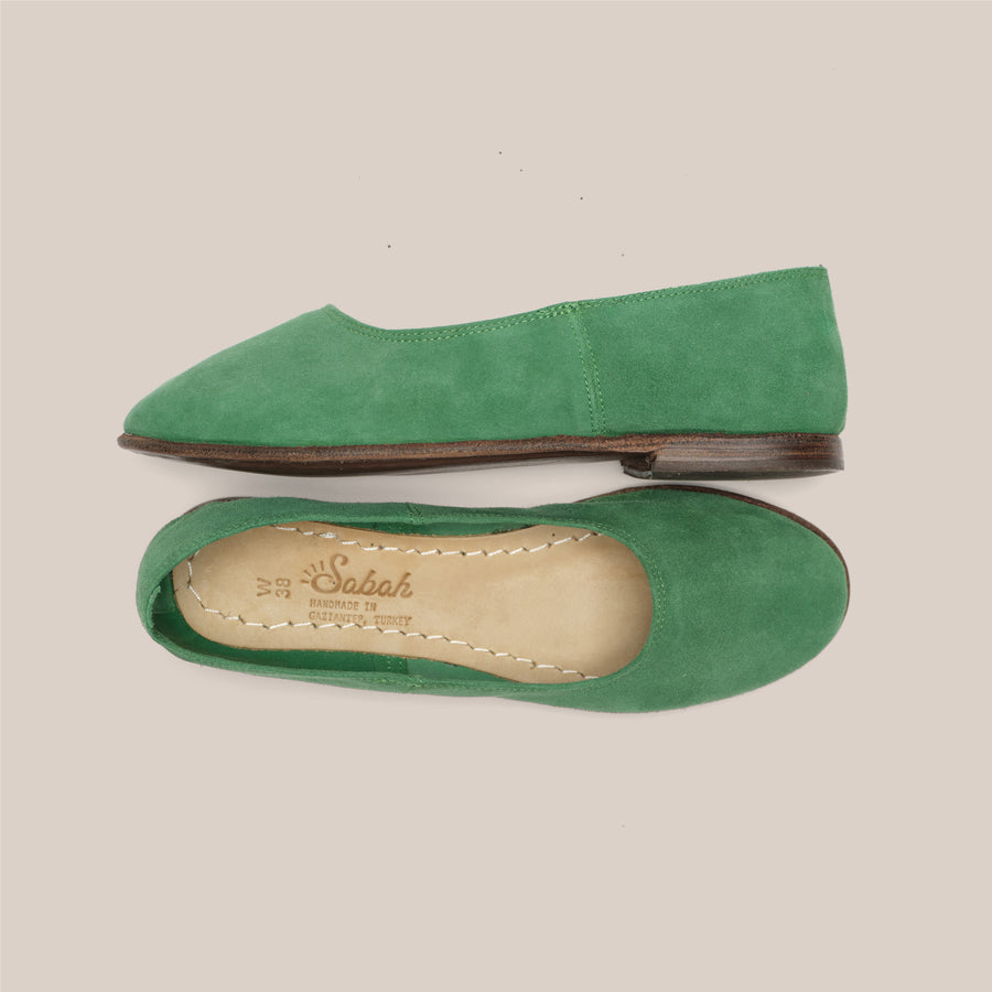 Babet - Green Suede (Womens)
