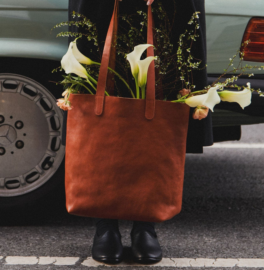 Traveler Tote - Cognac