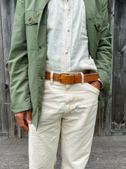 Patchwork Belt - Veg Tan