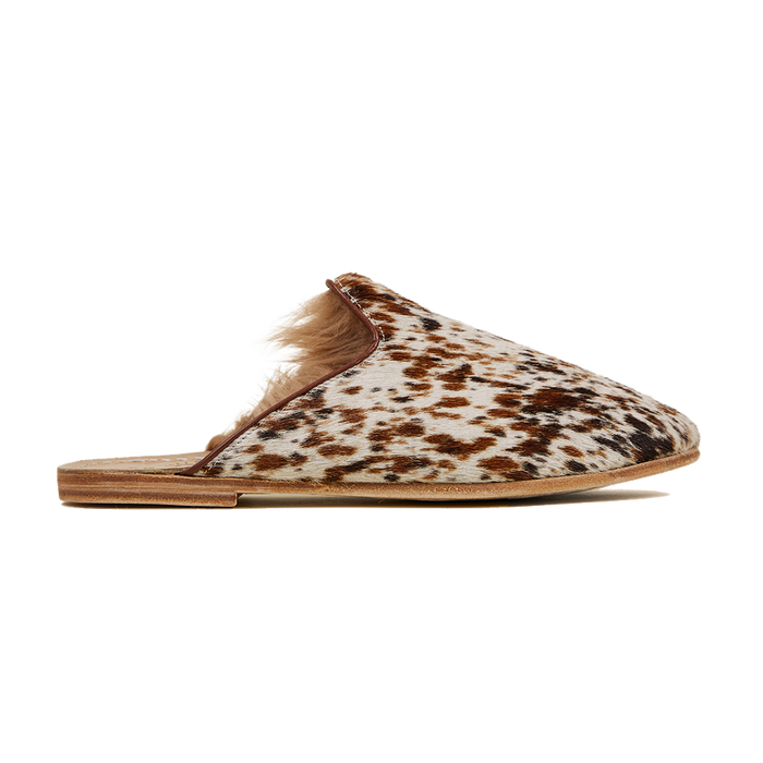 Speckled Cow Shearling Baba (Mens)