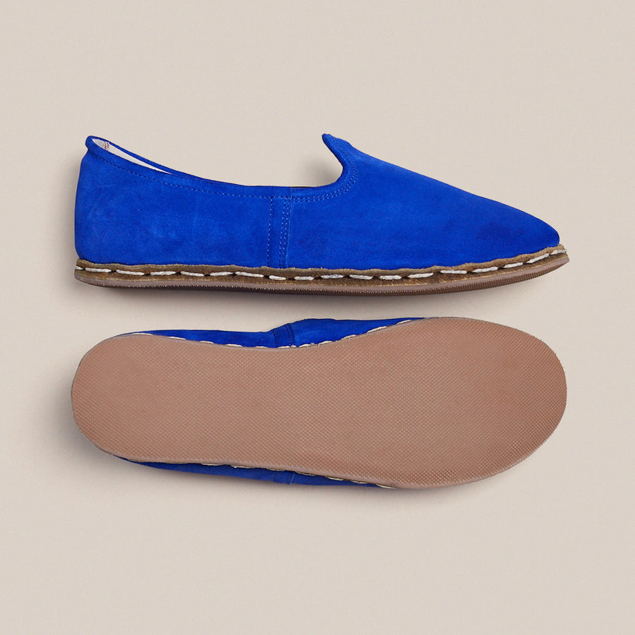 Electric Blue Suede Sabah (Mens)