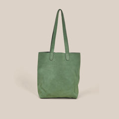 Traveler Tote - Moss Suede