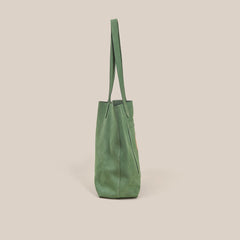 Traveler Tote - Moss Suede