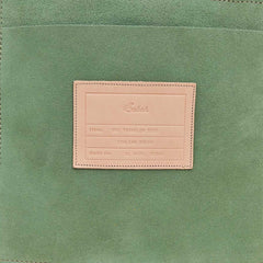 Traveler Tote - Moss Suede