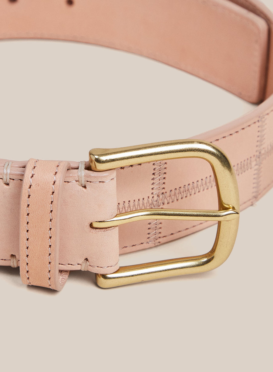 Patchwork Belt - Veg Tan