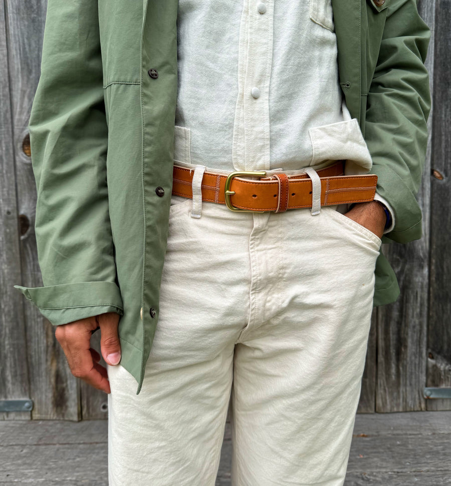 Patchwork Belt - Veg Tan