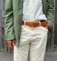Patchwork Belt - Veg Tan