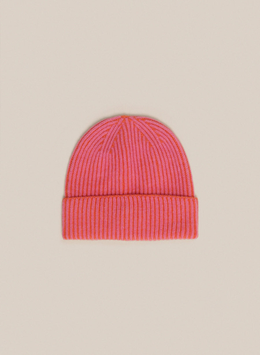 Sabah Pink/Orange Wool Beanie