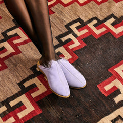 Hydrangea Shearling Babas (Womens)