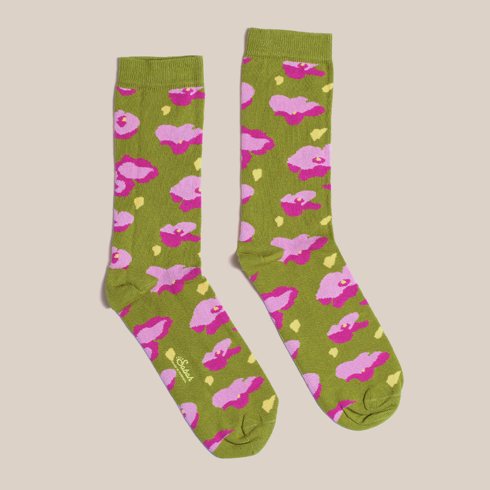 Pattern Socks - Floral