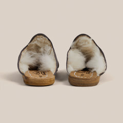 Ashmore Grey Shearling Baba (Womens)