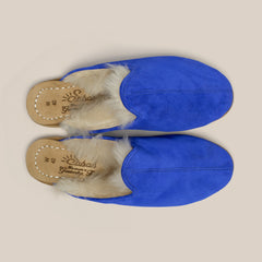 Electric Blue Shearling Baba (Womens)