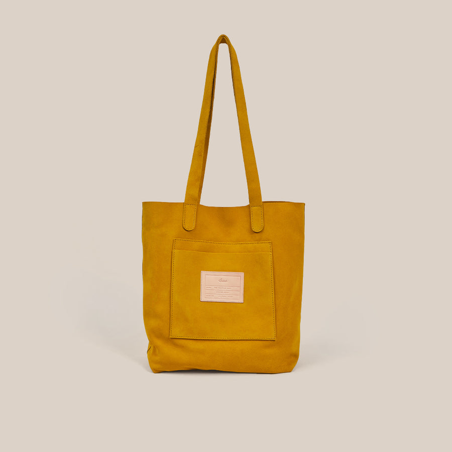 Traveler Tote - Turmeric Suede