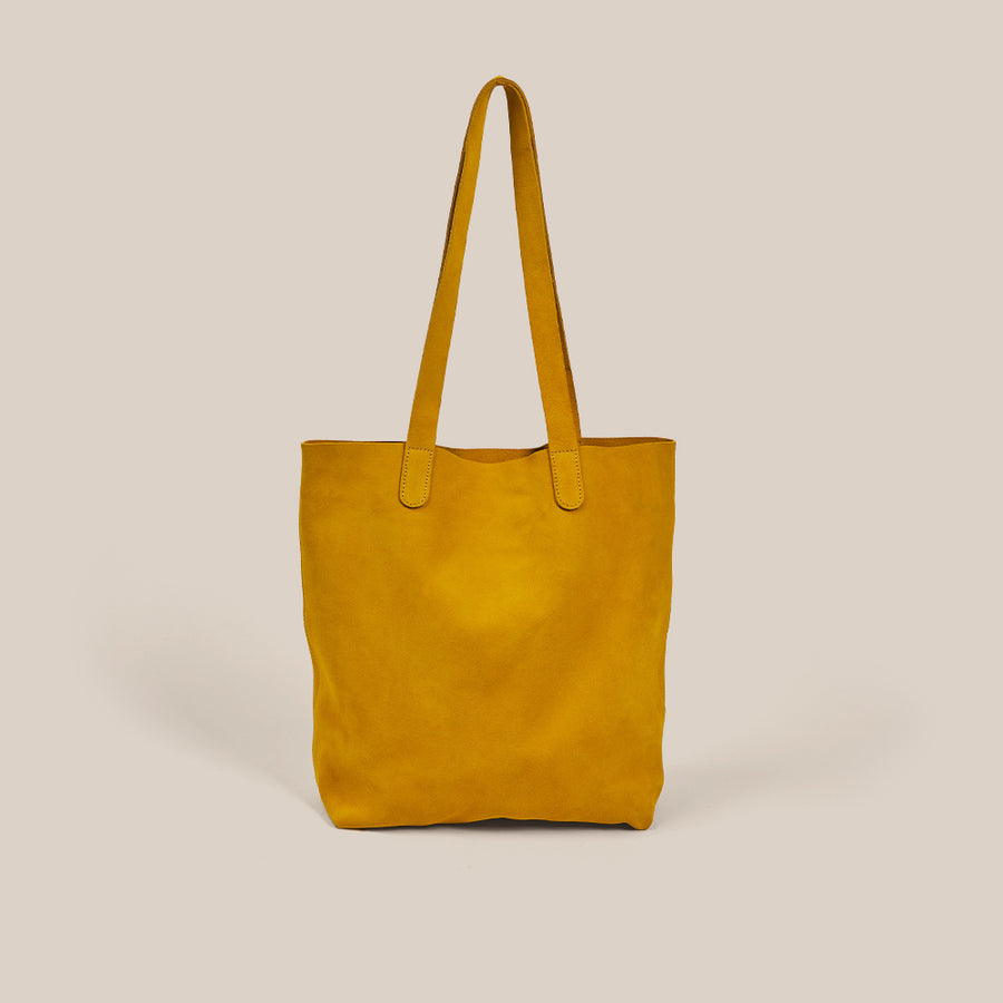 Traveler Tote - Turmeric Suede