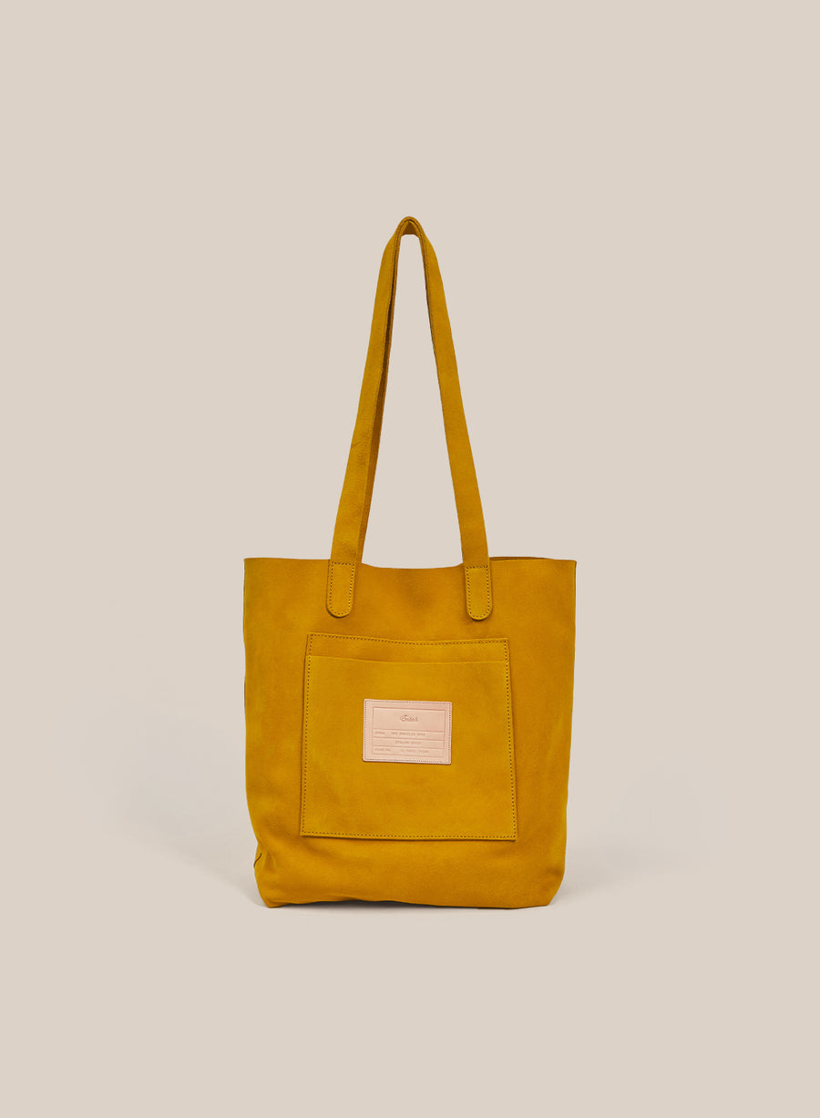 Traveler Tote - Turmeric Suede