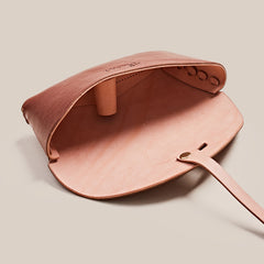 Leather Glasses Case - Talavera Brown