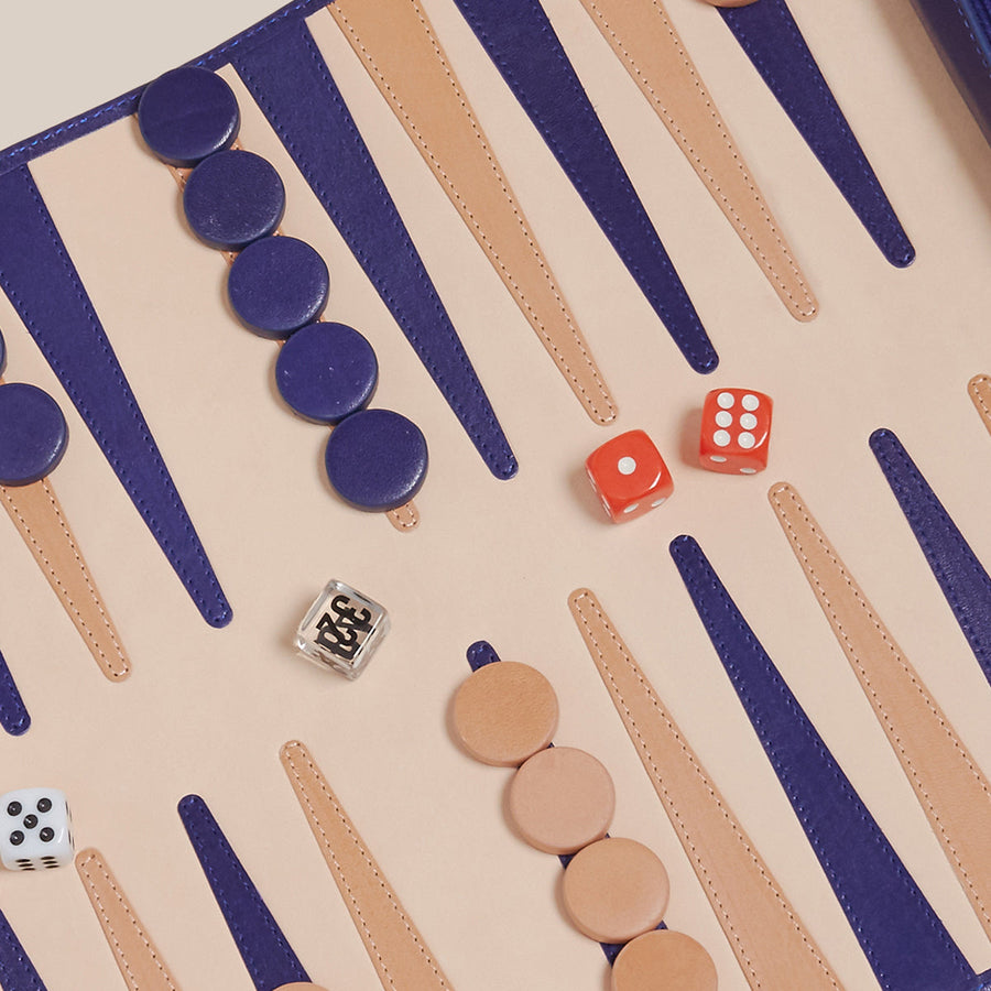 Travel Backgammon Board (Sabah Blue)