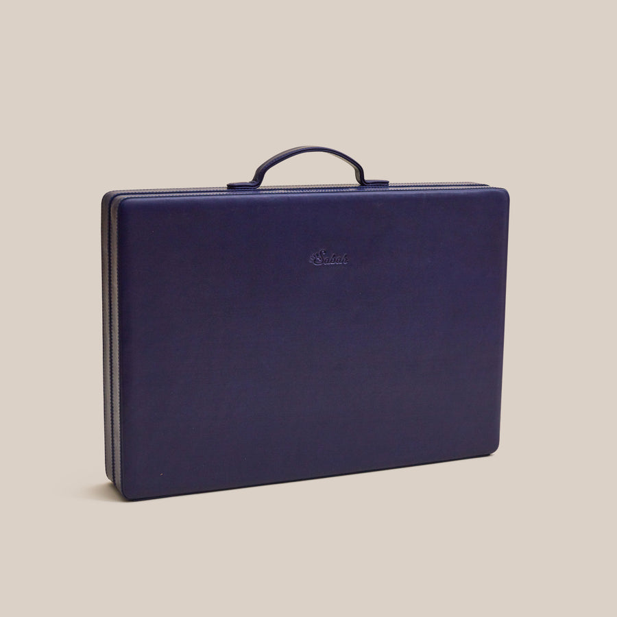 Backgammon Collector's Case Set - Blue