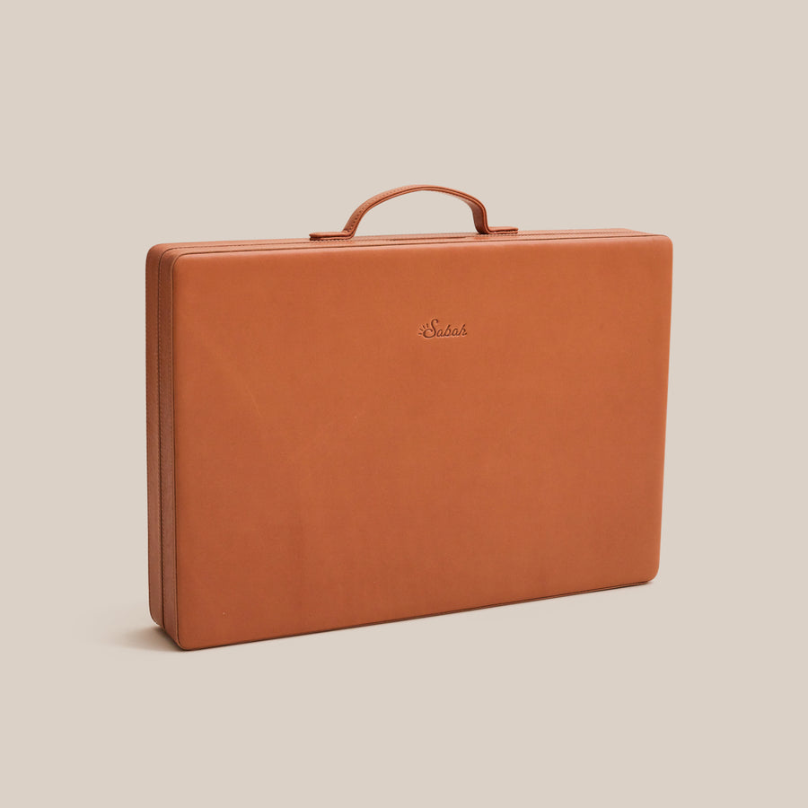 Backgammon Collector's Case Set - Camel