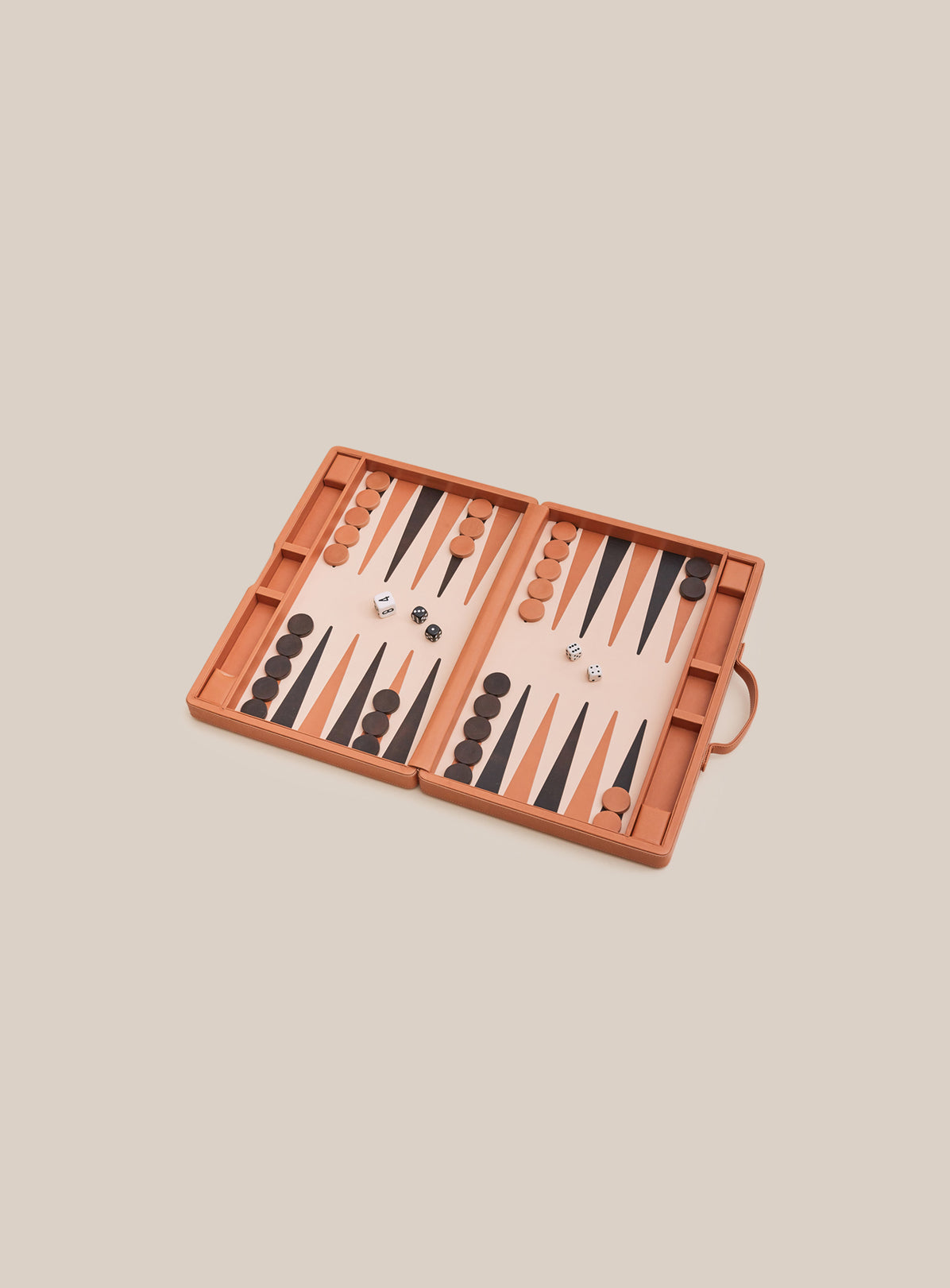 Backgammon Collector's Case Set - Camel