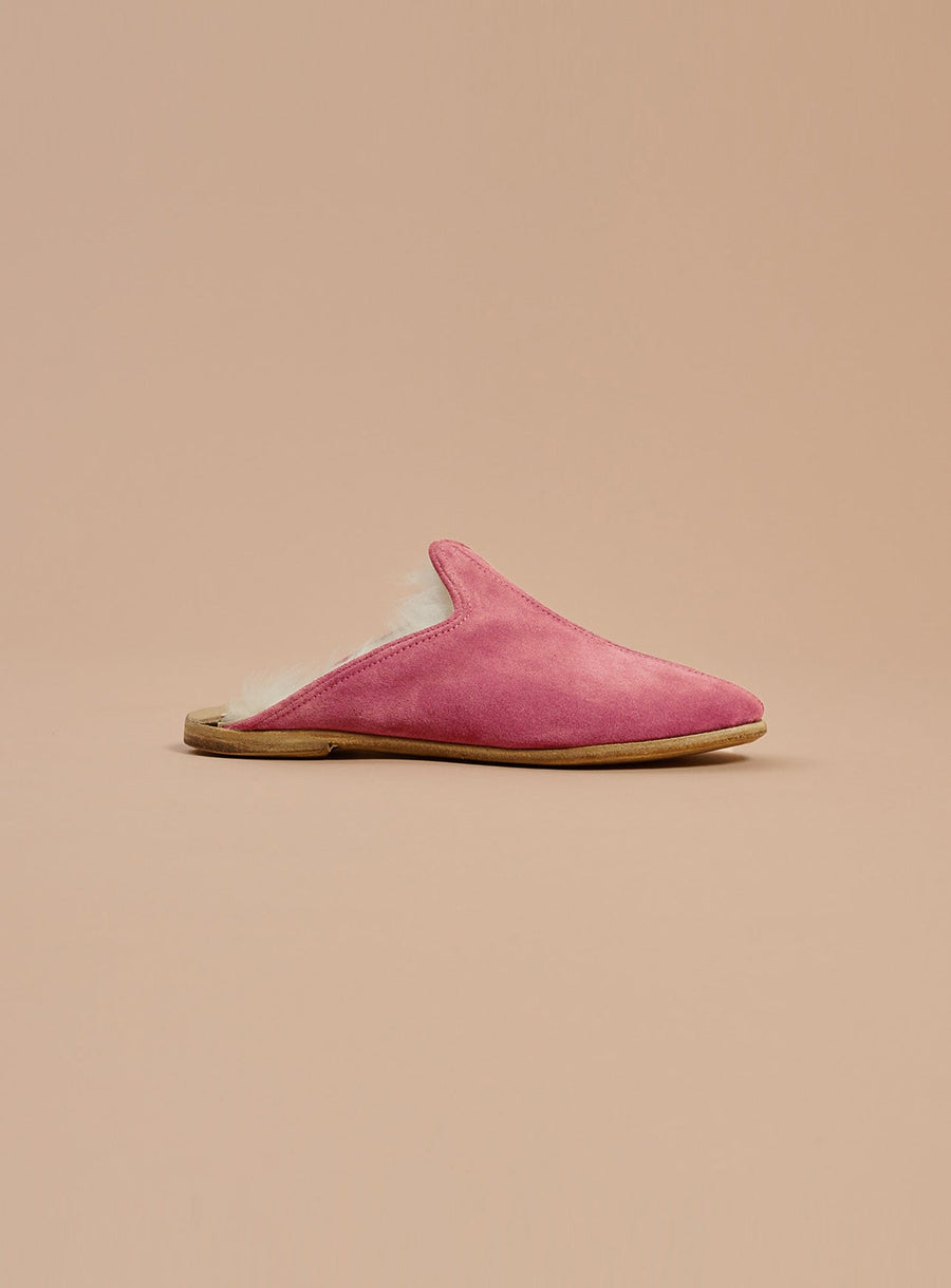 Vintage Rose Shearling Baba (Womens)