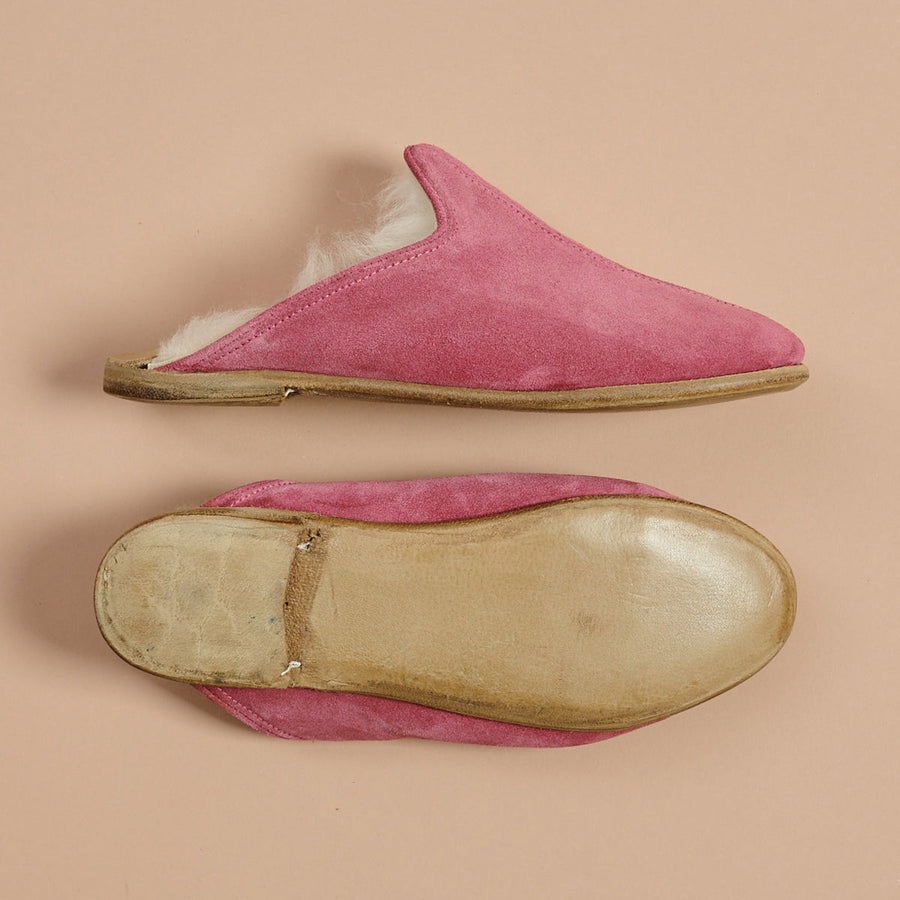 Vintage Rose Shearling Baba (Womens)