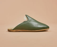 Denali Green Shearling Baba (Womens)